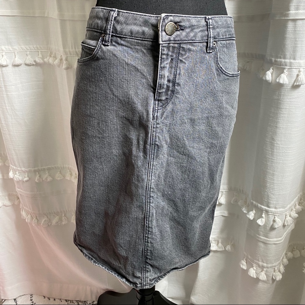 Zara Woman Couture Denim Skirt